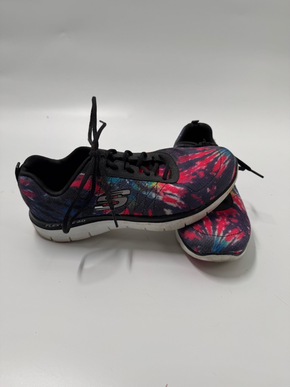Sketchers Memory Foam Tye Dyed Sneakers Size 10